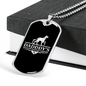 Daddy'S Hunting Buddy Dog Necklace Stainless Steel or 18k Gold Dog Tag 24" Chain-Express Your Love Gifts