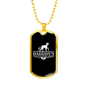 Daddy'S Hunting Buddy Dog Necklace Stainless Steel or 18k Gold Dog Tag 24" Chain-Express Your Love Gifts