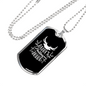 Daddy'S Hunting Buddy Necklace Stainless Steel or 18k Gold Dog Tag 24" Chain-Express Your Love Gifts