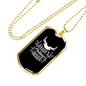 Daddy'S Hunting Buddy Necklace Stainless Steel or 18k Gold Dog Tag 24" Chain-Express Your Love Gifts