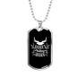 Daddy'S Hunting Buddy Necklace Stainless Steel or 18k Gold Dog Tag 24" Chain-Express Your Love Gifts