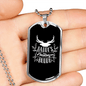 Daddy'S Hunting Buddy Necklace Stainless Steel or 18k Gold Dog Tag 24" Chain-Express Your Love Gifts