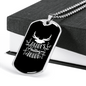 Daddy'S Hunting Buddy Necklace Stainless Steel or 18k Gold Dog Tag 24" Chain-Express Your Love Gifts