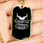 Daddy'S Hunting Buddy Necklace Stainless Steel or 18k Gold Dog Tag 24" Chain-Express Your Love Gifts