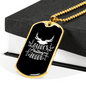 Daddy'S Hunting Buddy Necklace Stainless Steel or 18k Gold Dog Tag 24" Chain-Express Your Love Gifts