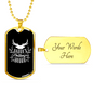 Daddy'S Hunting Buddy Necklace Stainless Steel or 18k Gold Dog Tag 24" Chain-Express Your Love Gifts