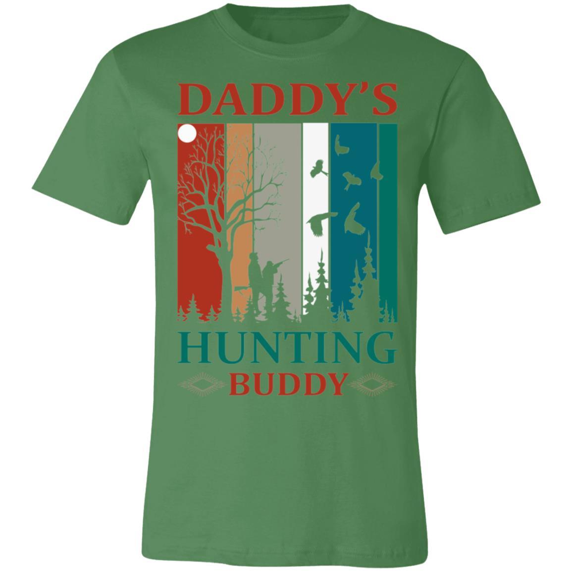 Daddys Hunting Hunter Gift T-Shirt-Express Your Love Gifts
