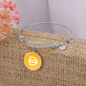 Dai Stablecoin (DAI) Bracelet Stainless Steel or 18k Gold Circle Bangle-Express Your Love Gifts
