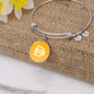 Dai Stablecoin (DAI) Bracelet Stainless Steel or 18k Gold Circle Bangle-Express Your Love Gifts