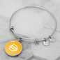 Dai Stablecoin (DAI) Bracelet Stainless Steel or 18k Gold Circle Bangle-Express Your Love Gifts