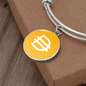 Dai Stablecoin (DAI) Bracelet Stainless Steel or 18k Gold Circle Bangle-Express Your Love Gifts