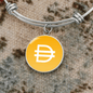 Dai Stablecoin (DAI) Bracelet Stainless Steel or 18k Gold Circle Bangle-Express Your Love Gifts