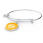 Dai Stablecoin (DAI) Bracelet Stainless Steel or 18k Gold Circle Bangle-Express Your Love Gifts