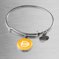 Dai Stablecoin (DAI) Bracelet Stainless Steel or 18k Gold Circle Bangle-Express Your Love Gifts