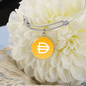 Dai Stablecoin (DAI) Bracelet Stainless Steel or 18k Gold Circle Bangle-Express Your Love Gifts