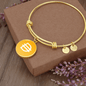 Dai Stablecoin (DAI) Bracelet Stainless Steel or 18k Gold Circle Bangle-Express Your Love Gifts