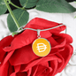 Dai Stablecoin (DAI) Circle Necklace Stainless Steel or 18k Gold 18-22"-Express Your Love Gifts