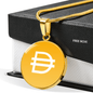 Dai Stablecoin (DAI) Circle Necklace Stainless Steel or 18k Gold 18-22"-Express Your Love Gifts