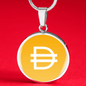 Dai Stablecoin (DAI) Circle Necklace Stainless Steel or 18k Gold 18-22"-Express Your Love Gifts