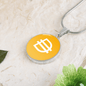 Dai Stablecoin (DAI) Circle Necklace Stainless Steel or 18k Gold 18-22"-Express Your Love Gifts
