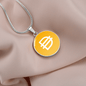 Dai Stablecoin (DAI) Circle Necklace Stainless Steel or 18k Gold 18-22"-Express Your Love Gifts