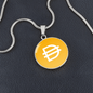 Dai Stablecoin (DAI) Circle Necklace Stainless Steel or 18k Gold 18-22"-Express Your Love Gifts