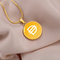 Dai Stablecoin (DAI) Circle Necklace Stainless Steel or 18k Gold 18-22"-Express Your Love Gifts