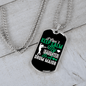 Daughter Drum Major Necklace Stainless Steel or 18k Gold Dog Tag 24" Chain-Express Your Love Gifts