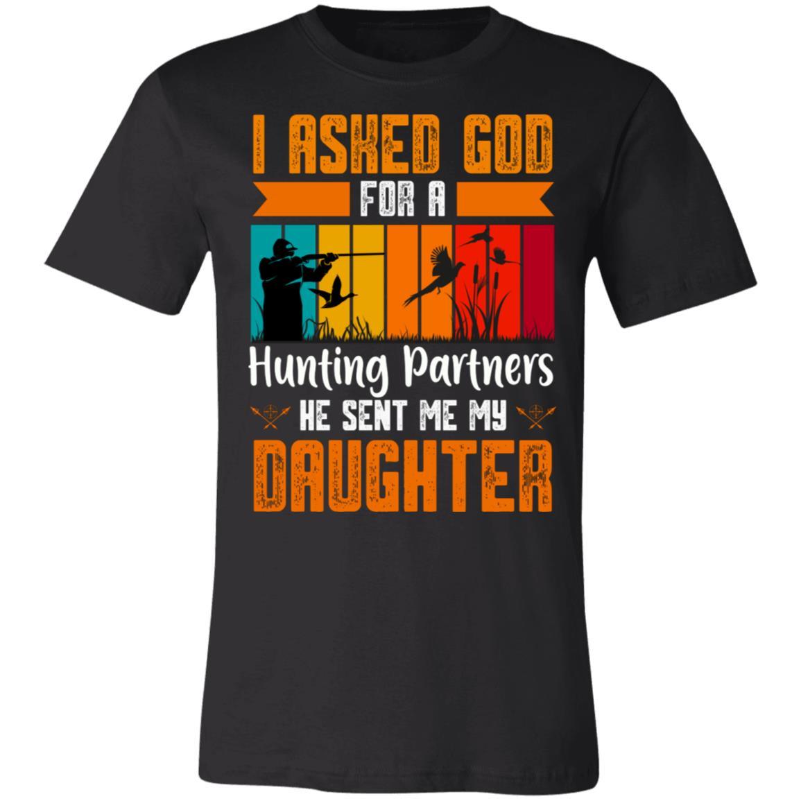 Daughter From God Hunter Gift T-Shirt-Express Your Love Gifts