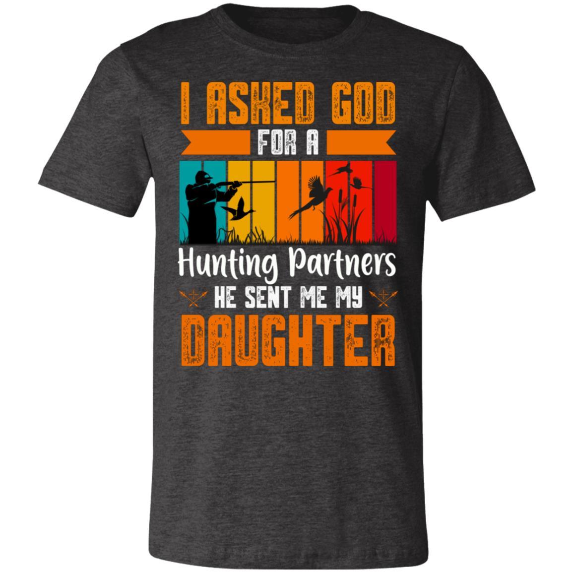 Daughter From God Hunter Gift T-Shirt-Express Your Love Gifts