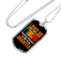 Daughter From God Necklace Stainless Steel or 18k Gold Dog Tag 24" Chain-Express Your Love Gifts