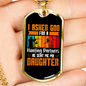Daughter From God Necklace Stainless Steel or 18k Gold Dog Tag 24" Chain-Express Your Love Gifts