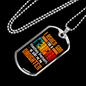 Daughter From God Necklace Stainless Steel or 18k Gold Dog Tag 24" Chain-Express Your Love Gifts
