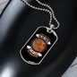 Day Off Can't Lie Around Necklace Stainless Steel or 18k Gold Dog Tag 24" Chain-Express Your Love Gifts