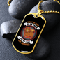 Day Off Can't Lie Around Necklace Stainless Steel or 18k Gold Dog Tag 24" Chain-Express Your Love Gifts