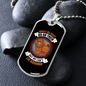 Day Off Can't Lie Around Necklace Stainless Steel or 18k Gold Dog Tag 24" Chain-Express Your Love Gifts