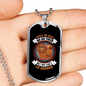 Day Off Can't Lie Around Necklace Stainless Steel or 18k Gold Dog Tag 24" Chain-Express Your Love Gifts