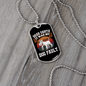 Dear Santa Necklace Stainless Steel or 18k Gold Dog Tag 24" Chain-Express Your Love Gifts