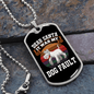 Dear Santa Necklace Stainless Steel or 18k Gold Dog Tag 24" Chain-Express Your Love Gifts