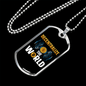 Decentralize The World Crypto Necklace Stainless Steel or 18k Gold Dog Tag 24" Chain-Express Your Love Gifts
