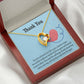 Dedicated Healthcare Medical Worker Nurse Appreciation Gift Forever Necklace w Message Card-Express Your Love Gifts