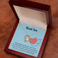 Dedicated Healthcare Medical Worker Nurse Appreciation Gift Forever Necklace w Message Card-Express Your Love Gifts