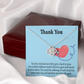 Dedicated Nurse Healthcare Medical Worker Nurse Appreciation Gift Infinity Knot Necklace Message Card-Express Your Love Gifts