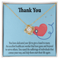 Dedicated Nurse Healthcare Medical Worker Nurse Appreciation Gift Infinity Knot Necklace Message Card-Express Your Love Gifts
