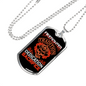 Dedication Of Firefighters Stainless Steel or 18k Gold Dog Tag 24" Chain-Express Your Love Gifts