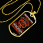 Dedication Of Firefighters Stainless Steel or 18k Gold Dog Tag 24" Chain-Express Your Love Gifts