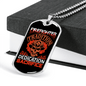 Dedication Of Firefighters Stainless Steel or 18k Gold Dog Tag 24" Chain-Express Your Love Gifts