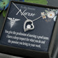 Deep Respect Healthcare Medical Worker Nurse Appreciation Gift Forever Necklace w Message Card-Express Your Love Gifts