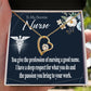 Deep Respect Healthcare Medical Worker Nurse Appreciation Gift Forever Necklace w Message Card-Express Your Love Gifts