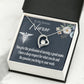 Deep Respect Healthcare Medical Worker Nurse Appreciation Gift Forever Necklace w Message Card-Express Your Love Gifts